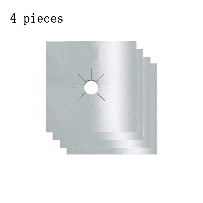 Защитные накладки для газовой плиты, стеклоткань, 4 штуки