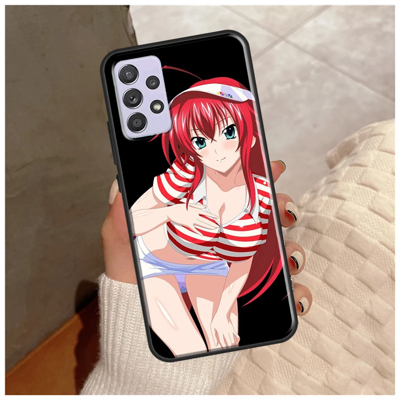 Телефонный чехол Rias Gremory для старшей школы DxD Samsung Galaxy A52S A51 A71 A12 A22 A32 A52 A72 A50 A70 A21S |
