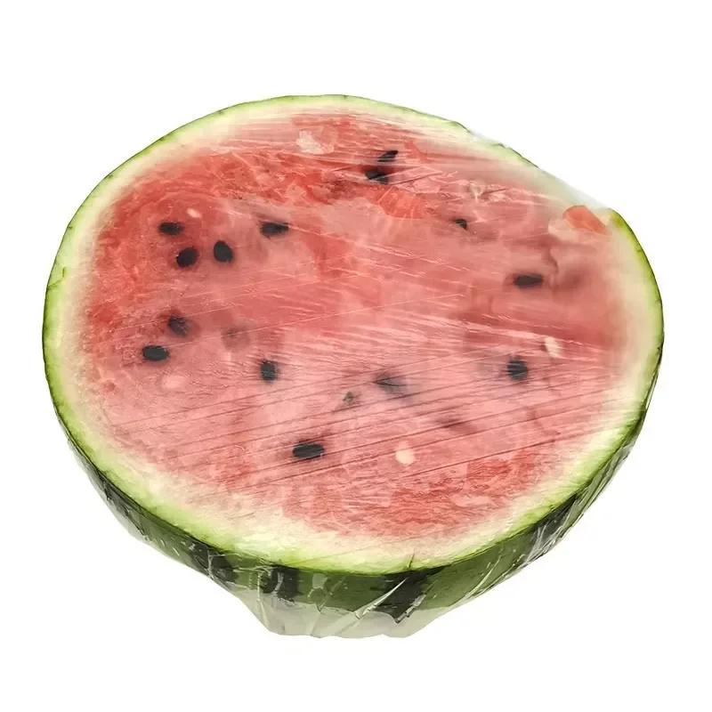 

Food Cover Plastic Wrap Elastic Food Lids For Fruit Bowls Cups Caps Storage Kitchen Fresh Keeping Saver Bag