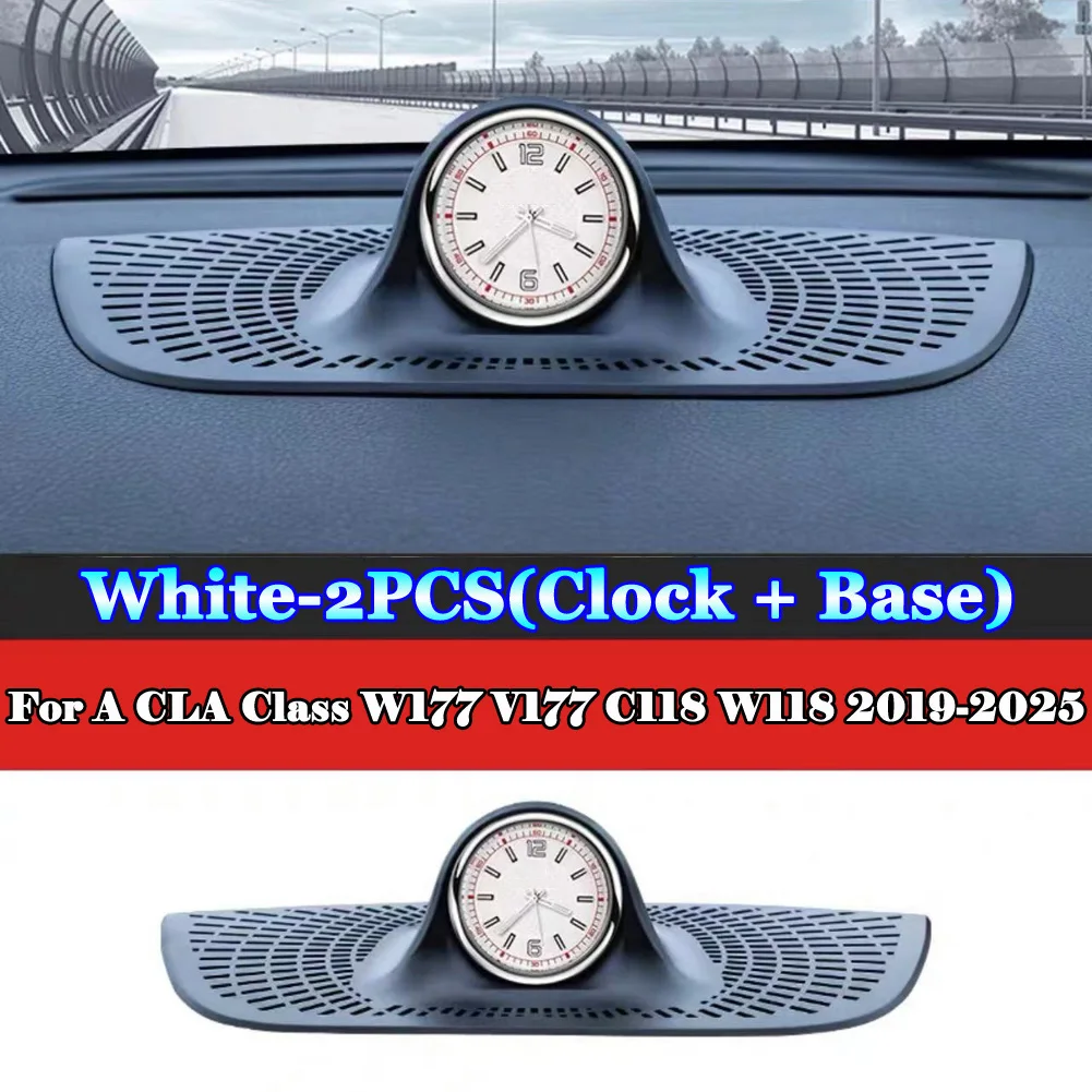 

Для Mercedes Benz A CLA Class W177 V177 C118 W118 2019-2025 автомобильные аксессуары центральное управление приборная панель кварцевые часы
