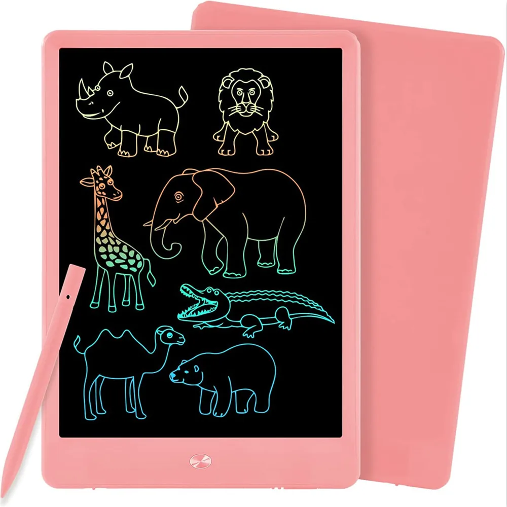 

10 Inch LCD Drawing Pads Colorful Doodle Board Holder Writing Tablet Erasable Electronic Painting Pads Learning Educational Toys