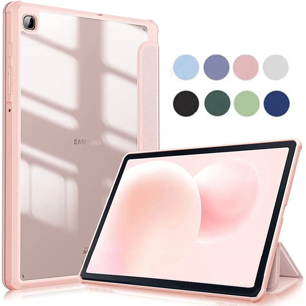 

For Samsung Galaxy Tab A8 Case 10.5 Inch SM-X200 SM-X205 SM-X207 Clear Hard Tablet Cover Tab A8 10.5" 2022 X200 X205 Funda