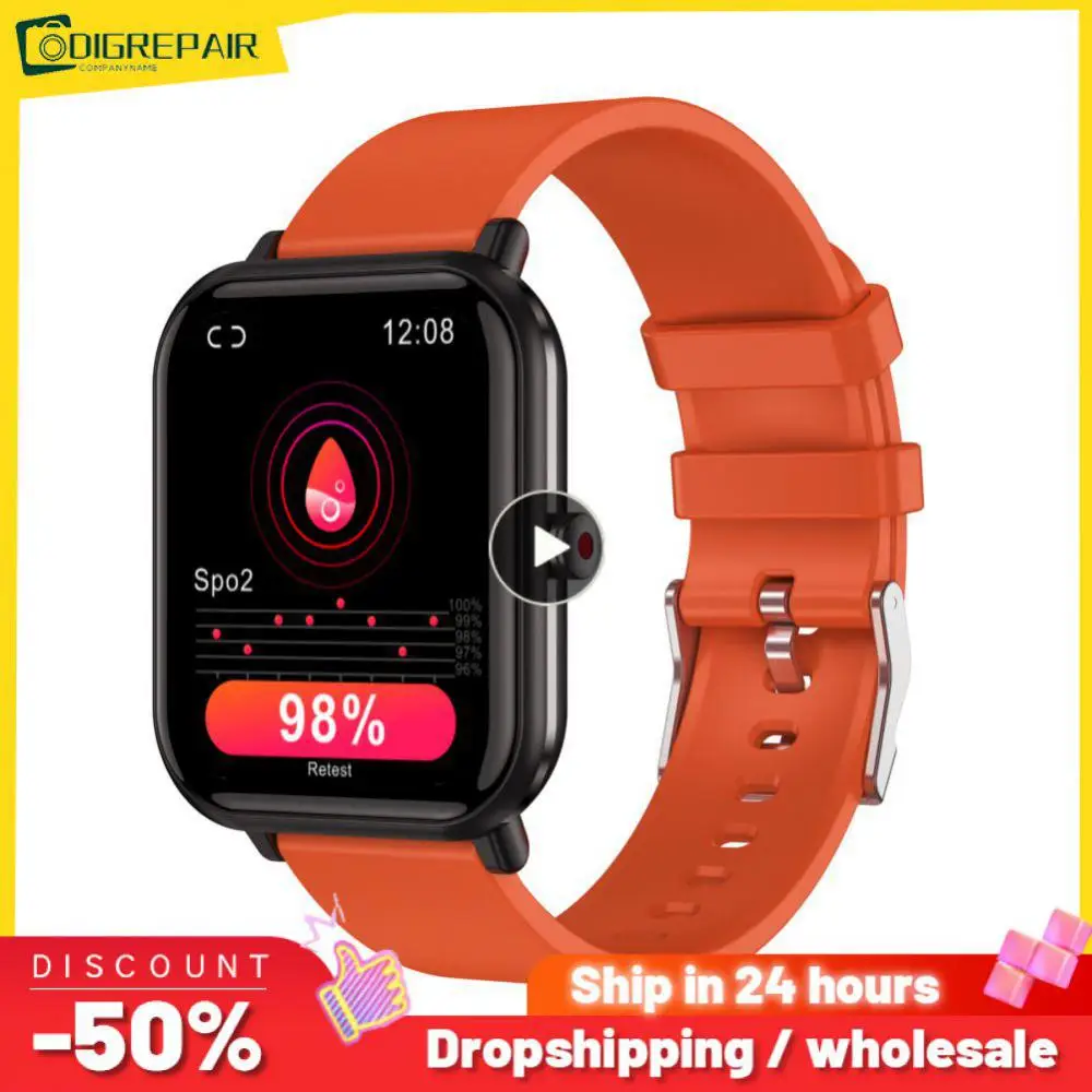 

Men Women Smart Watch Smartwatch Full Touch Screen Blood Pressure 1.7 Inch Fitness Watch Q9 Tracker Spo2 Clock Ladies Sports
