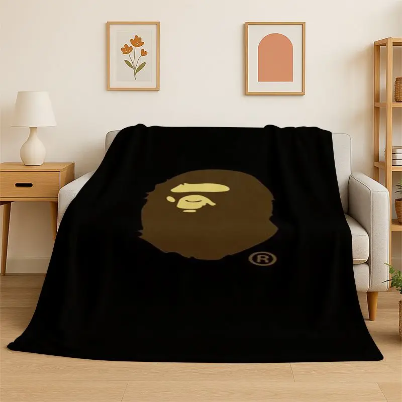 3D-плед B-Bape с камуфляжным принтом, мягкий плюшевый плед из фланели для гостиной, спальни, кровати, дивана, пикника, офиса, подарок (art.: 3920dd3590ed0) - 3920dd3590ed0