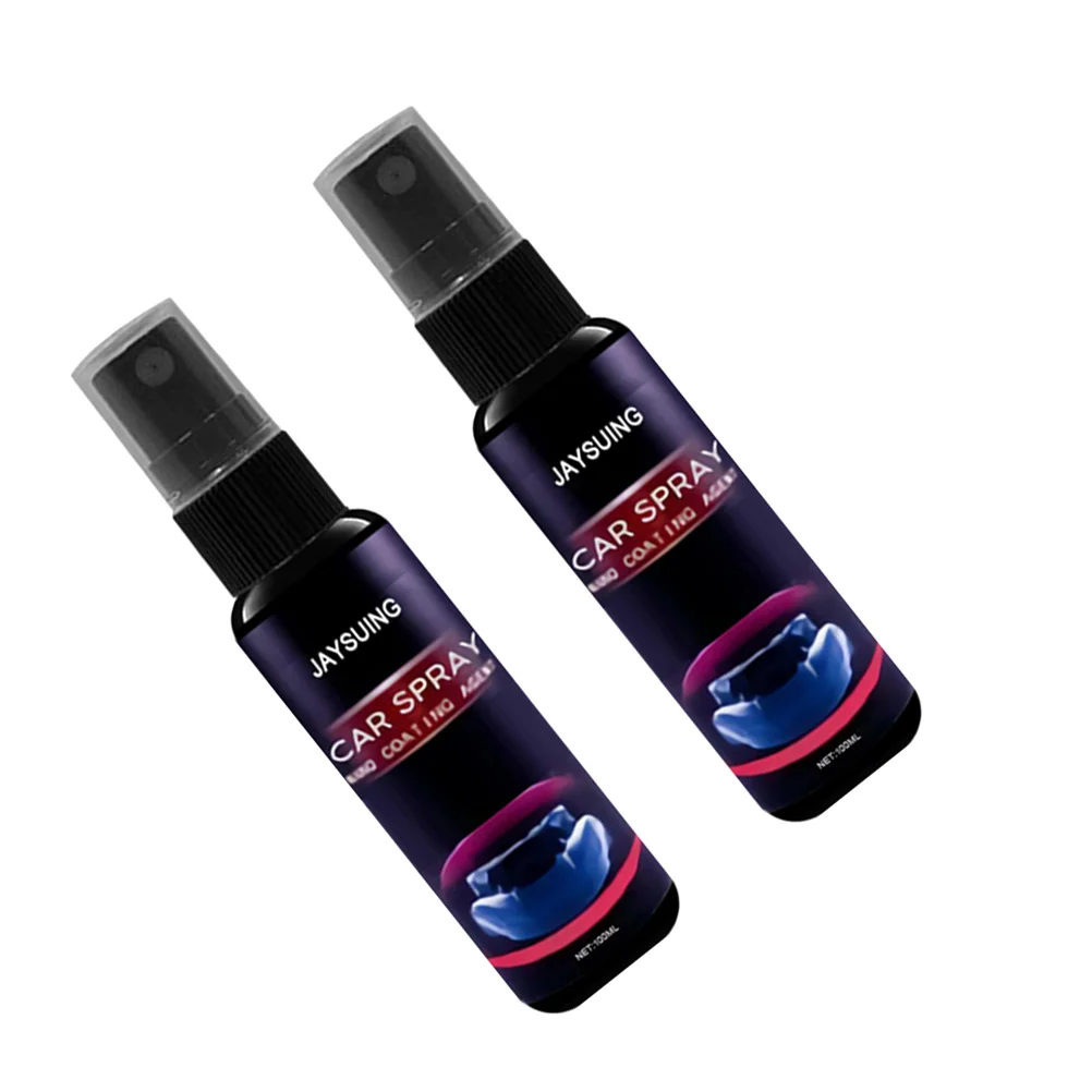 

2 Pcs Car Repair Spray Fast Detailing Polisher Nano Repairing Dust-proof Scratch Removal Plastic Agent Care Supplies Auto