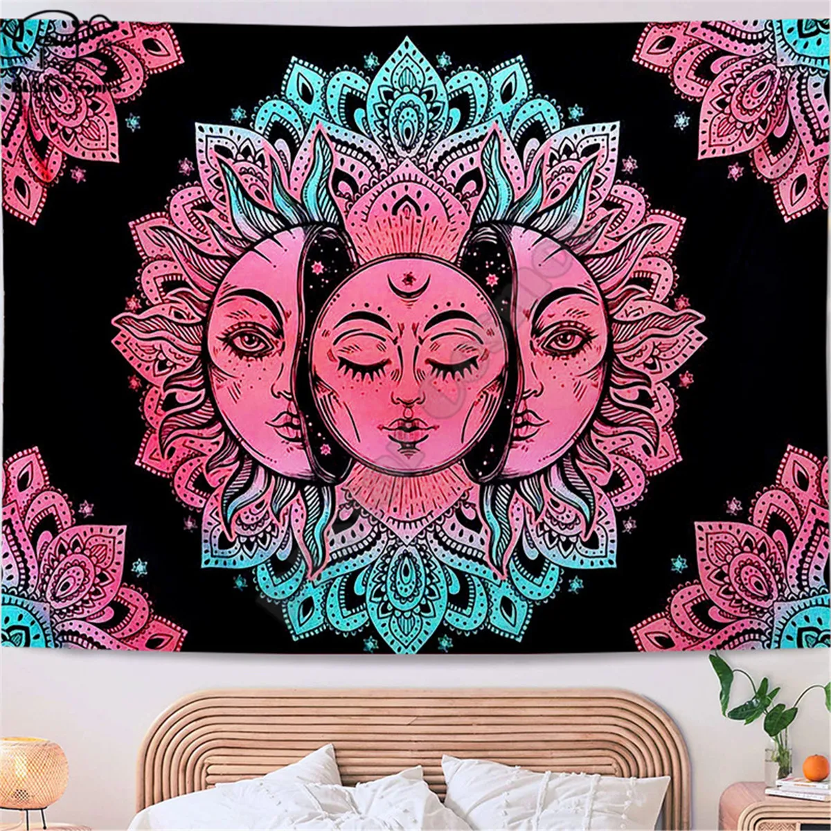 

Йога Медитация 3D Печатный настенный прямоугольный Декор для дома