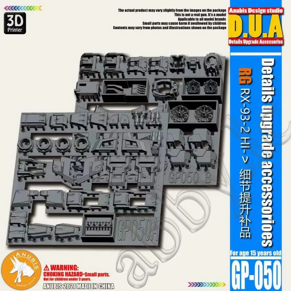 Для RG 1/144 RX-93-v2 Hi-Nu Hi V модель Anubis 3d-окрашенная Смола детали в комплекте лист с