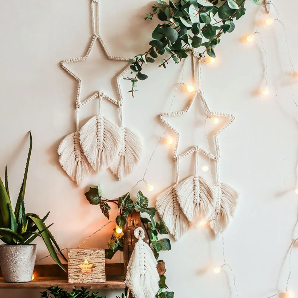 

1Pc Star Shape Metal Craft Hoops Dream Catcher Rings DIY Wreath Support Iron Garland Frame Props DIY Accessories
