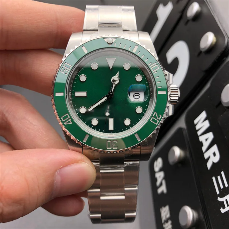 

Mens Automatic Mechanical Luxury Watch Optional Waterproof Sapphire Gliding Clasp 41mm Steel Wristwatches Gift Reloj