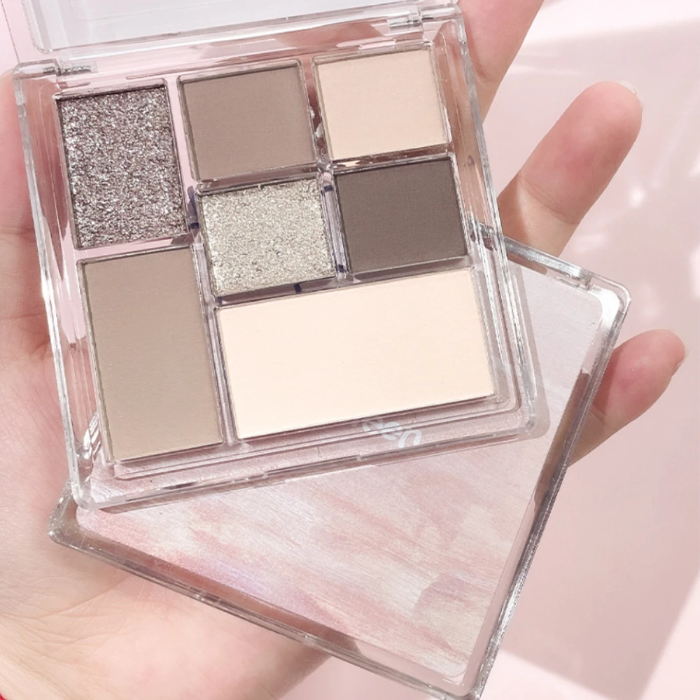 

Тени для век Kobeleen 7 цветов, подсветка, осветление, легкое нанесение макияжа, ежедневный натуральный недорогой Макияж для лица