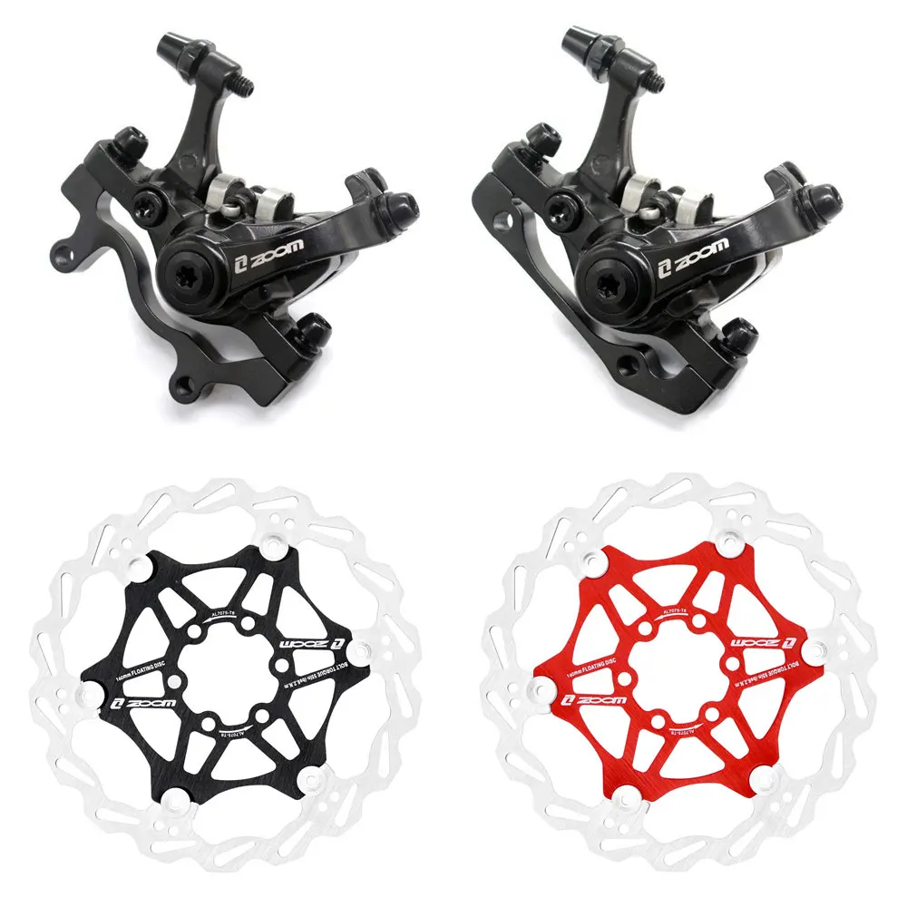 Zoom DB-680 MTB bike Brake HB680 Bicycle Brakes Caliper with rotors Bicycle parts Hydraulic piston two-way brake