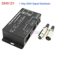 dmx121 dmx512 led amplifier splitter1ch 1 output port dmx signal distributor ac100v 240v dmx signal repeater for dmx decoder