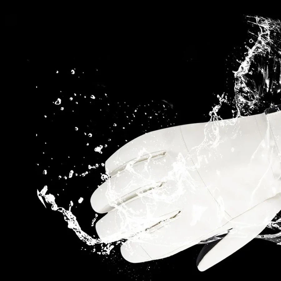 Зимние лыжные перчатки унисекс теплая водонепроницаемая флисовая подкладка для