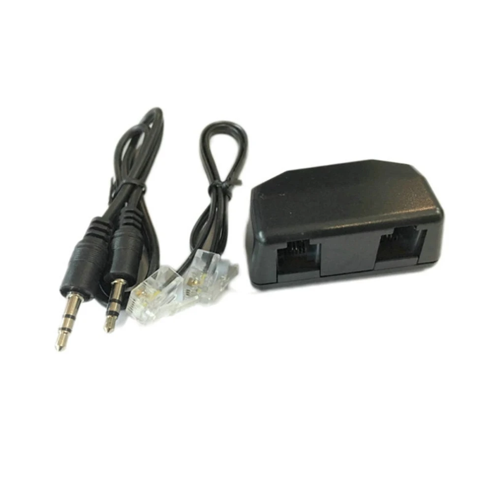 Telephone Line Audio Cable Line-in Cable Support 3.5mm Mic I