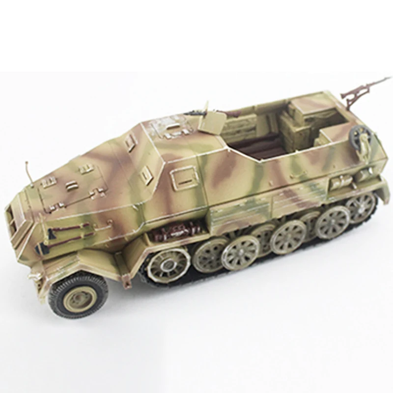 

Модель в масштабе 1:72, Полугусеничный 88-пистолет, камуфляжный бронированный автомобиль, коллекционная игрушка под давлением, демонстрационные украшения для взрослых фанатов