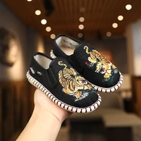 spring dancing embroidered shoes girls beijing cloth shoes tiger embroidered shoes childrens chinese style shoes drop shipping
