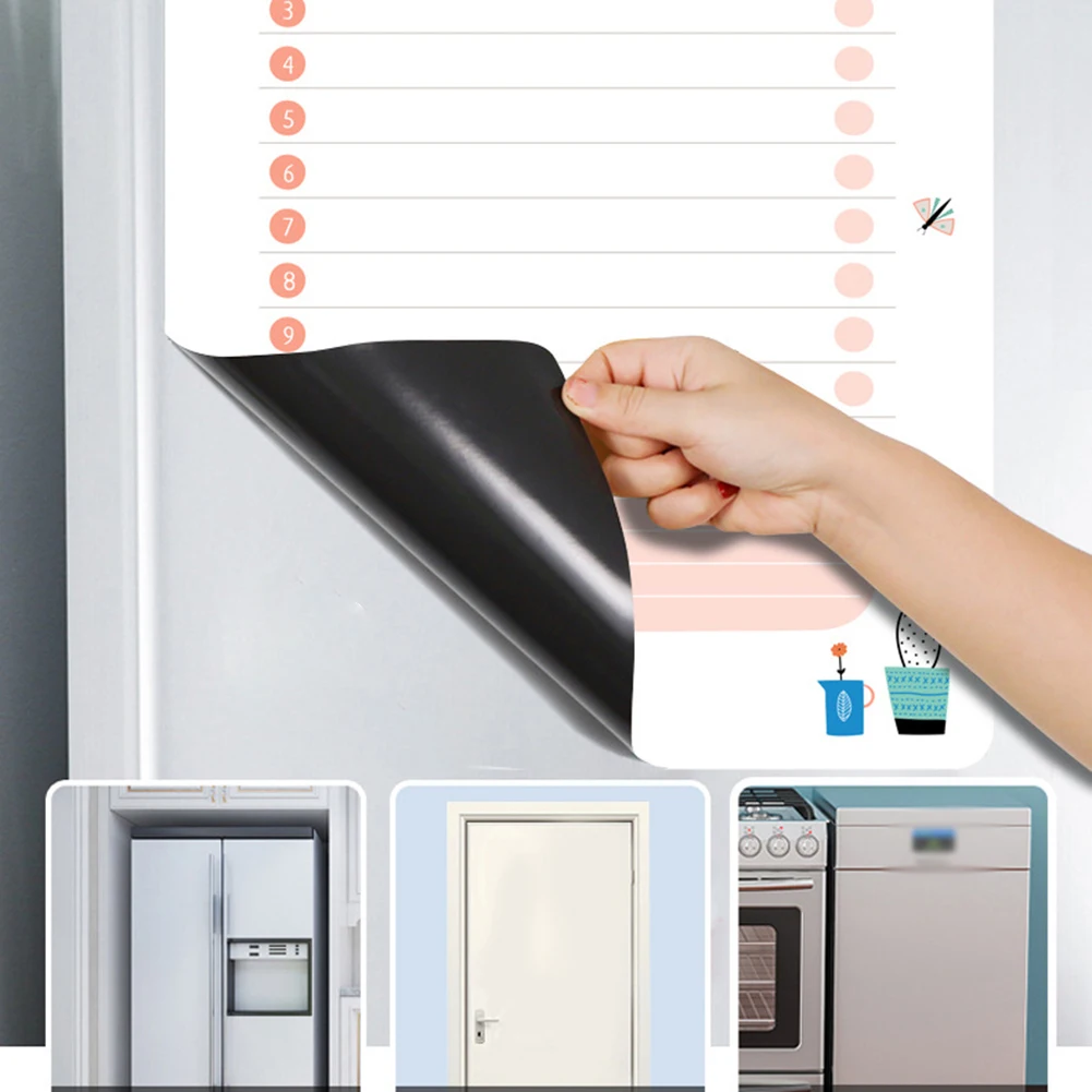 

Magnetic Soft Whiteboard Refrigerator Stickers Erasable Memo Message Board Office Teaching Practice Writing Board Door Stickers