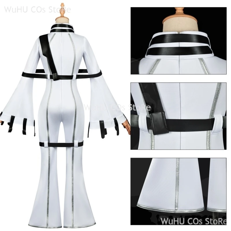 Аниме Code Geass: Hangyaku No Lelouch Костюмы для косплея C.C. Косплей Костюм Парик Белый Strait-Jacket