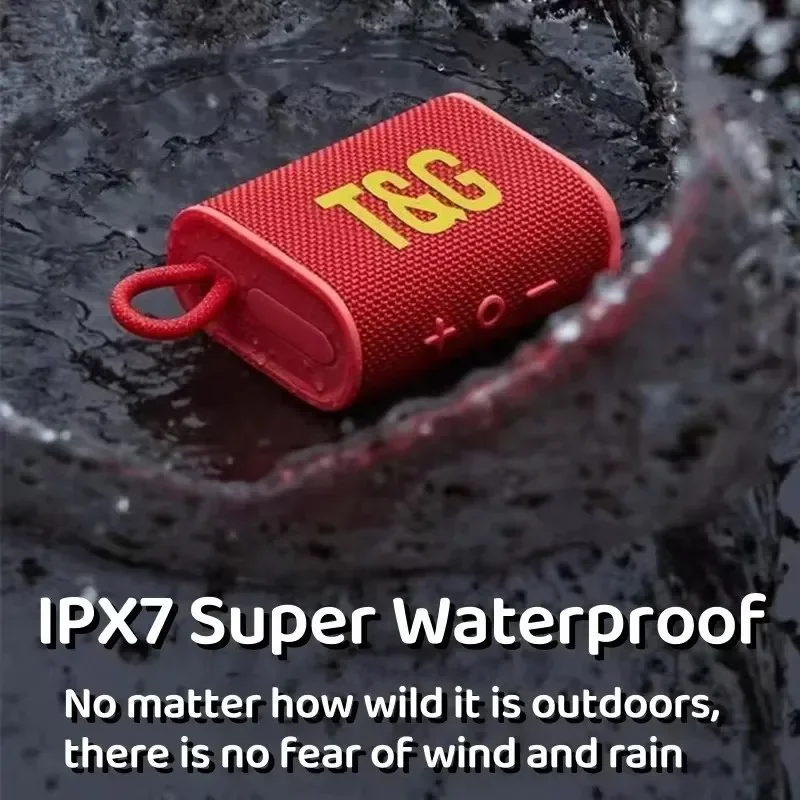 TG-396 портативный модный велосипедный уличный мини-динамик с красочным освещением