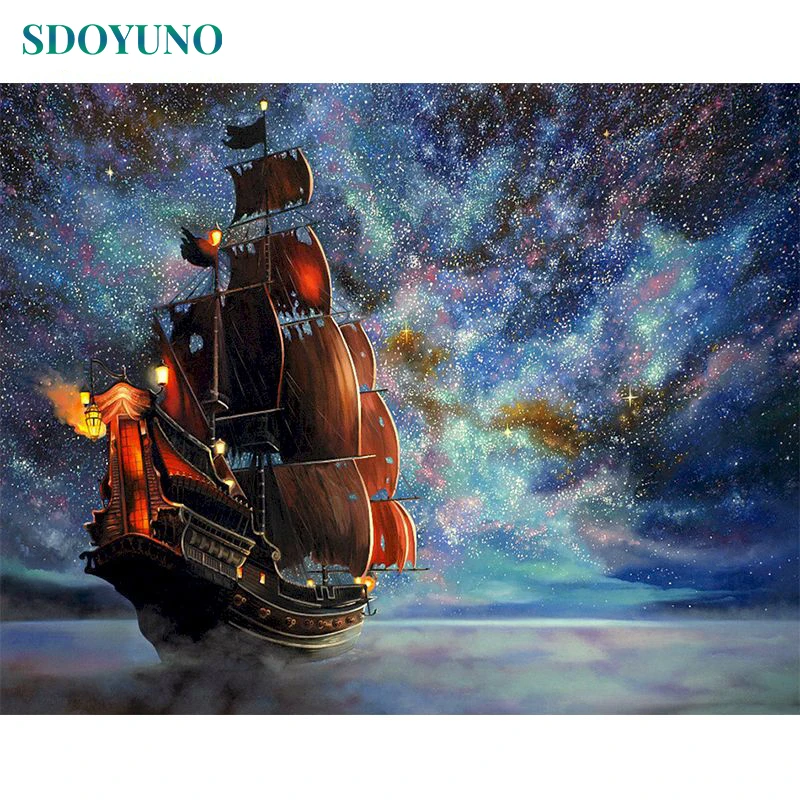 

Набор для рисования по номерам SDOYUNO, 60x75 см