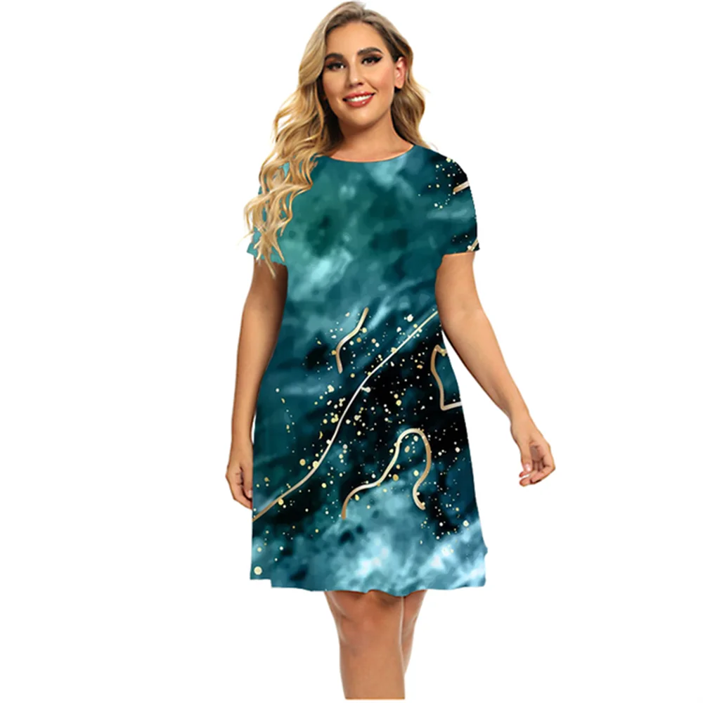 

2020 Summer New Casual Women's Three-dimensional Printed Women's Dress Slim Sleeveless Ladies wear S-2XL Irregular Mini Dress