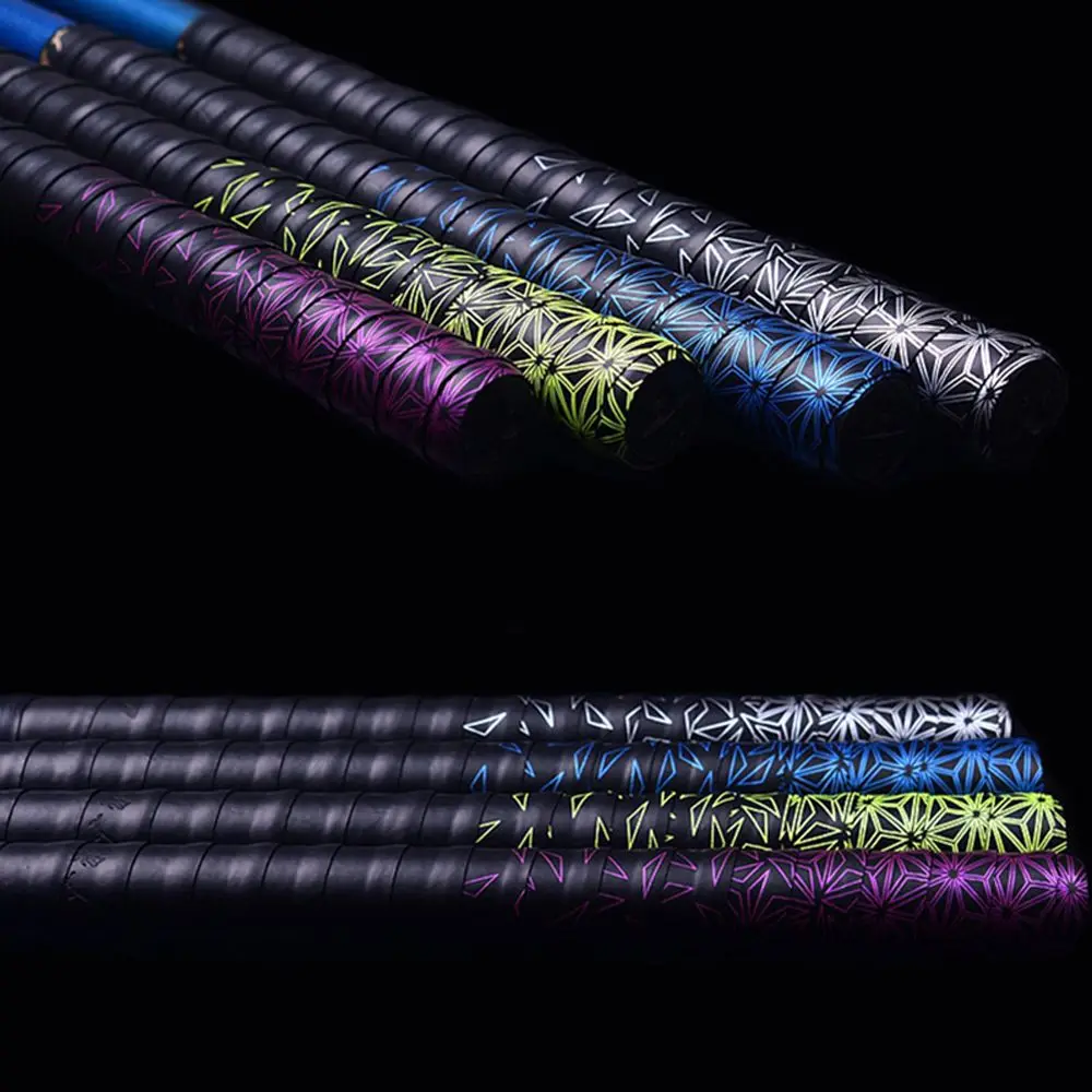 

Racket Tape Colorful Badminton Overgrips Fishing Rod Sweatband Badminton Racket Grip Fishing Rod Belt Anti-slip Tape