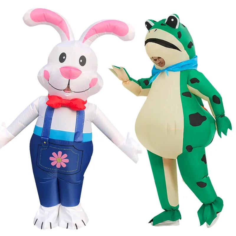 Аниме Пурим Кролик надувной костюм динозавра для верховой езды T Rex Air Забавный