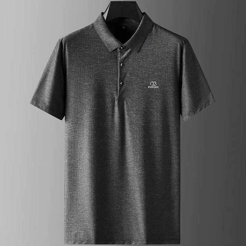 Новинка 2023 брендовые летние деловые рубашки 7XL 6XL 8XL для мужчин повседневная