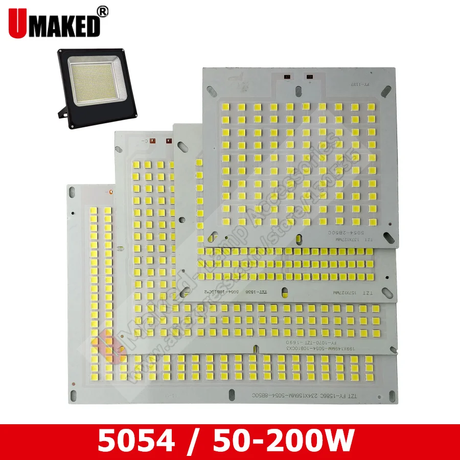 

Full Watt LED PCB SMD 5730 Floodlight lamp plate Aluminum heat sink panel For 10W 20W 30W 50W 70W 100W 150W 200W led Spotlights