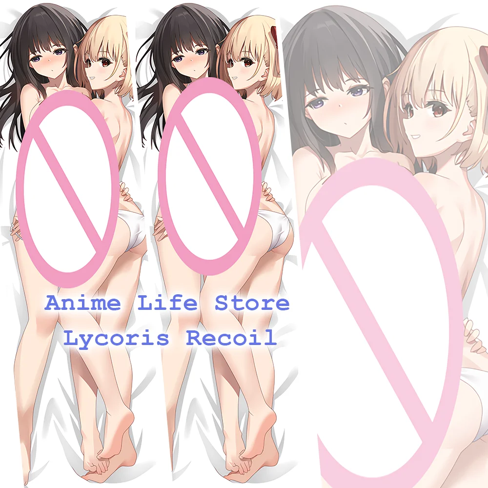 

Lycoris Recoil Takina Inoue Chisato nishikier Dakimakura Обложка 180x60 см Обнаженная версия для взрослых только Аниме игра Подушка Чехол Otaku