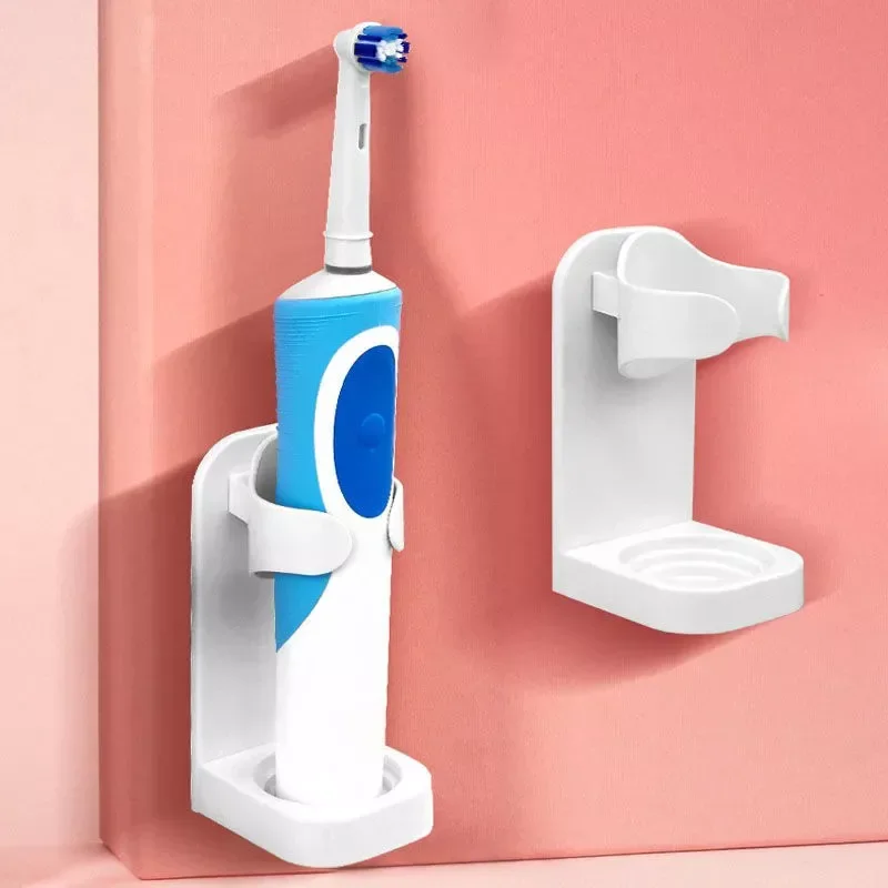 

Creative Traceless Stand Rack Toothbrush Organizer Electric Toothbrush Wall-Mounted Holder Space Saving Bathroom Accessories