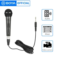 boya by bm58 cardioid dynamic handheld vocal microphone for live stage theater rehearsals meetings and more