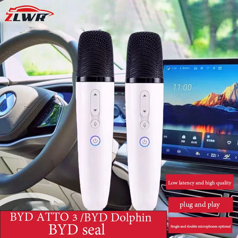 Автомобильный микрофон ZLWR 2022-2024 BYD ATTO 3 Dolphin Seal Song plus ...