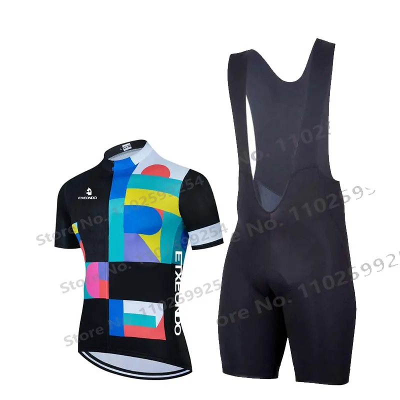 

2023 New Etxeondo Sports Set Summer Cycling Clothing Breathable Men Short Sleeve Ropa Ciclismo Hombre Bike Jersey Clothing