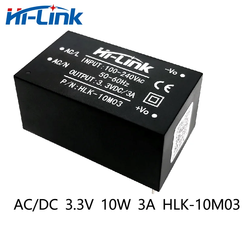 

Бесплатная доставка, Hi-Link 3,3 В, 10 Вт, 3 А, выход AC/DC HLK-10M03 низкое энергопотребление, высокая эффективность, высокая плотность мощности.