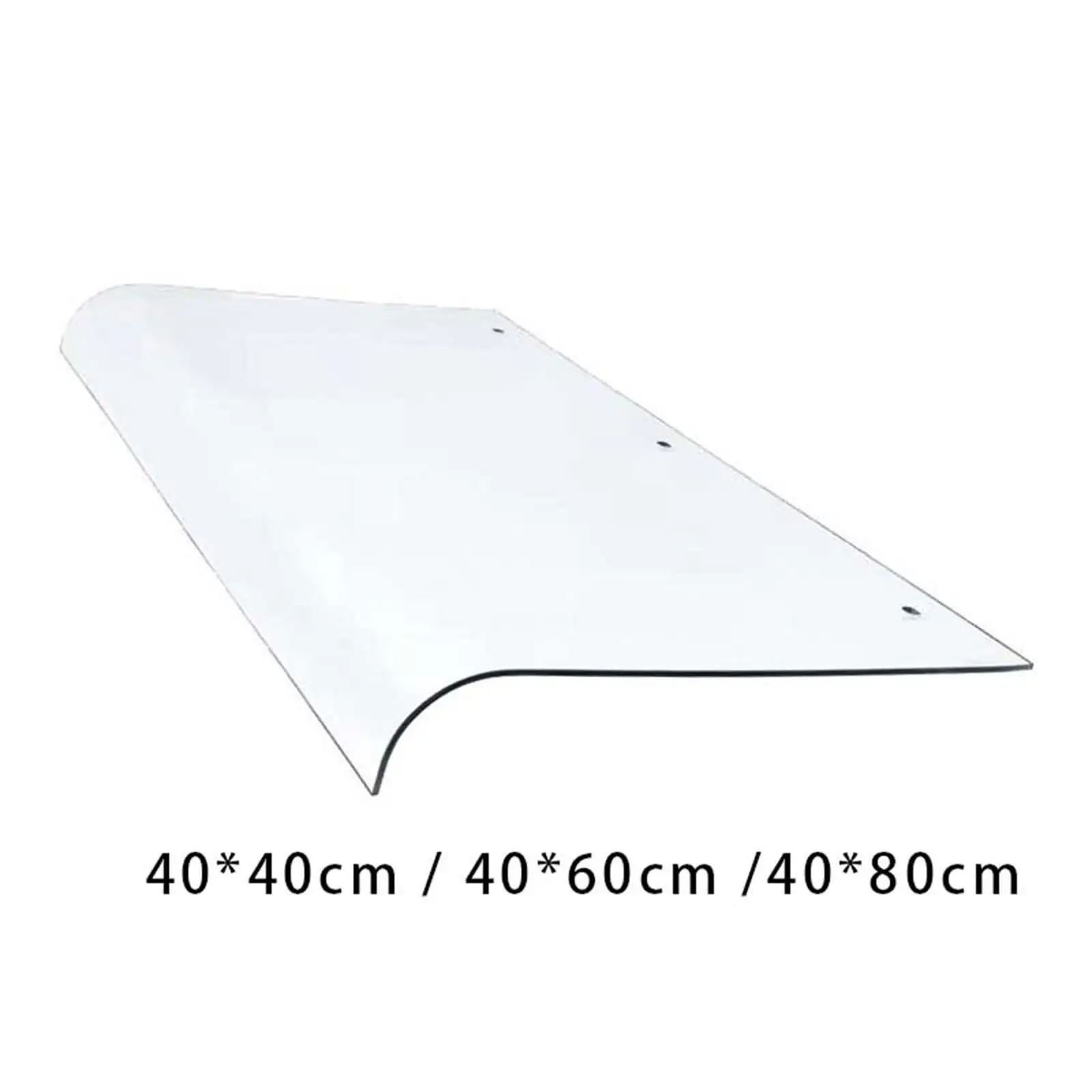 

Window Canopy Window Awning PC Rain Snow Without Brackets Durable