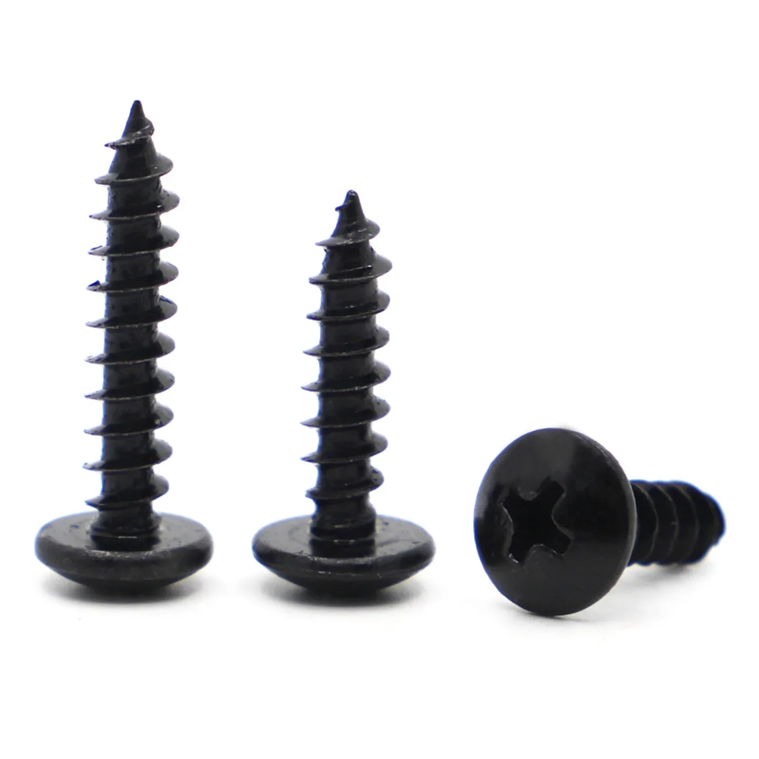 

NLW черные стальные саморезы M3 M3.5 M4 M5 M6 с крестообразной головкой