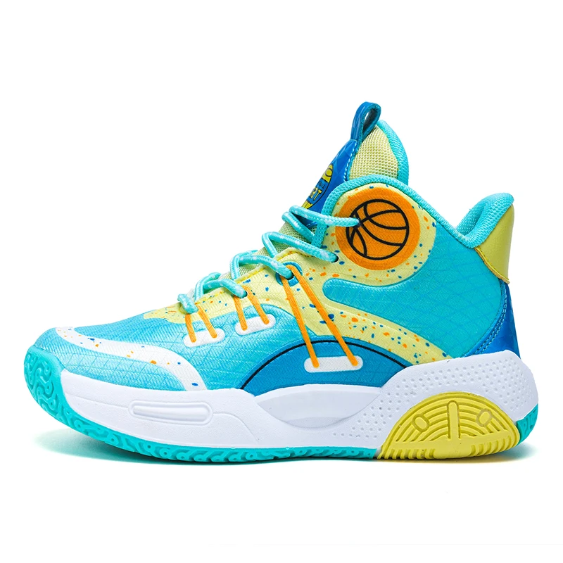 Kids Teens Basketball Shoes for Boys Sneakers High Top Children Sports Shoes Child Boy Basket Trainer Shoes Kids Sneakers Tennis