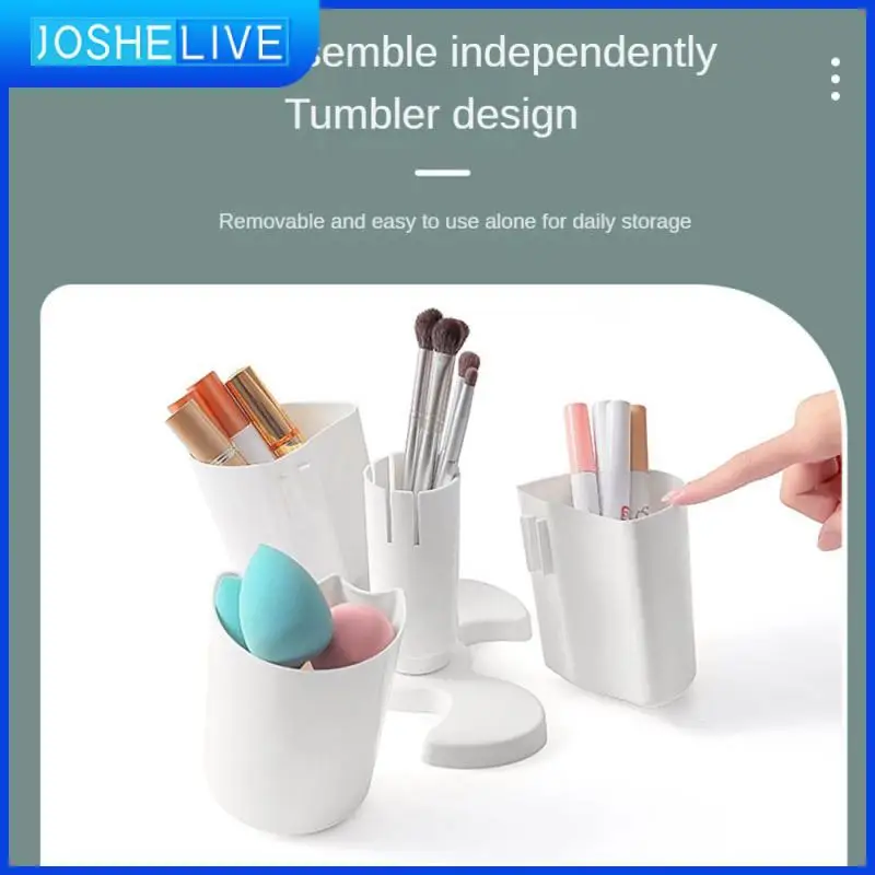 

Корзина для отходов, вращающаяся Съемная многофункциональная разделительная коробка, 4 ячейки, разделительная конструкция, не грязный мусо...