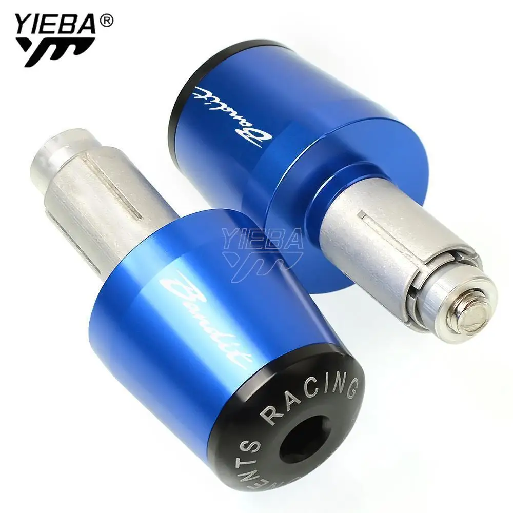 

22MM Handlebar Grips Handle Bar Cap End Plugs For Suzuki V-STROM 650 1000 Bandit 1250 SV650 SV1000 GSF1200 GSF1250 GSX650F