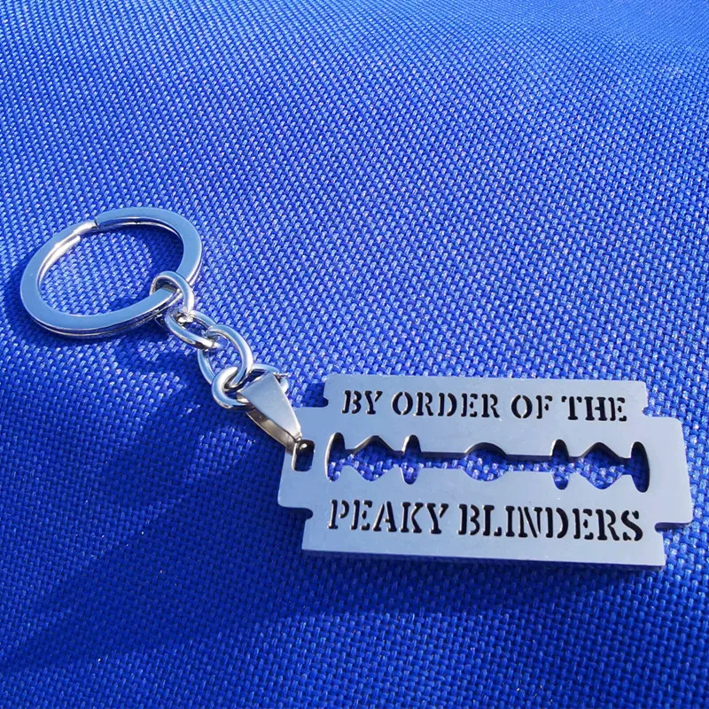 Брелок для ключей с изображением Томаса Шелби по заказу Peaky Blinders лезвие бритвы