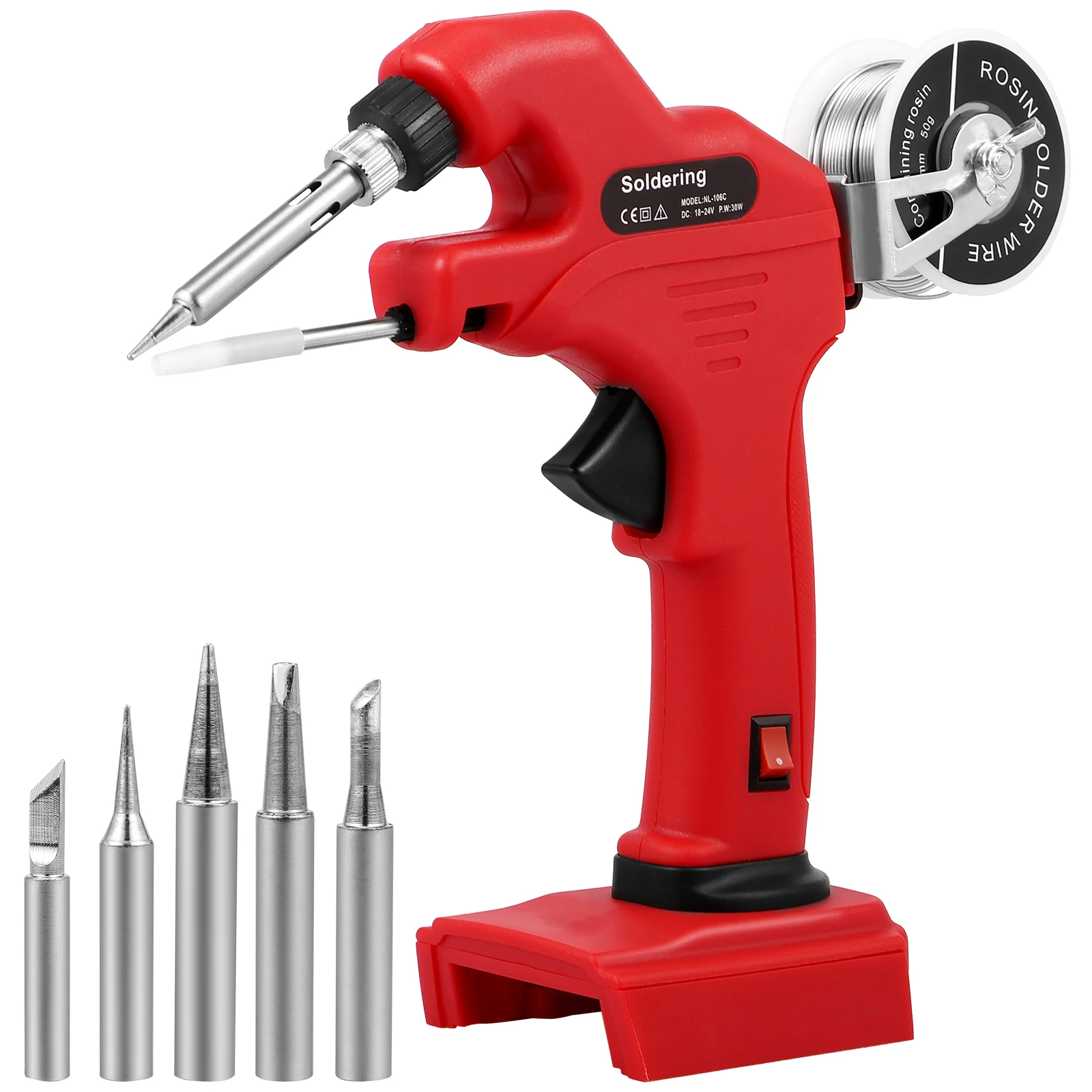 

Набор паяльника, 30 Вт, 18-24 В, 200-480 ℃