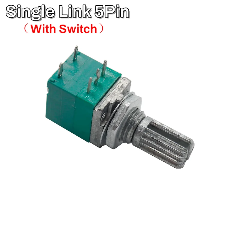 5pcs RV097 RK097 5K 10K 20K 50K 100K 500K 3 иглы 5 игл 6 игл 8 шприцев 15 мм Аудиоусилитель герметичный потенциометр RV097NS RK097NS