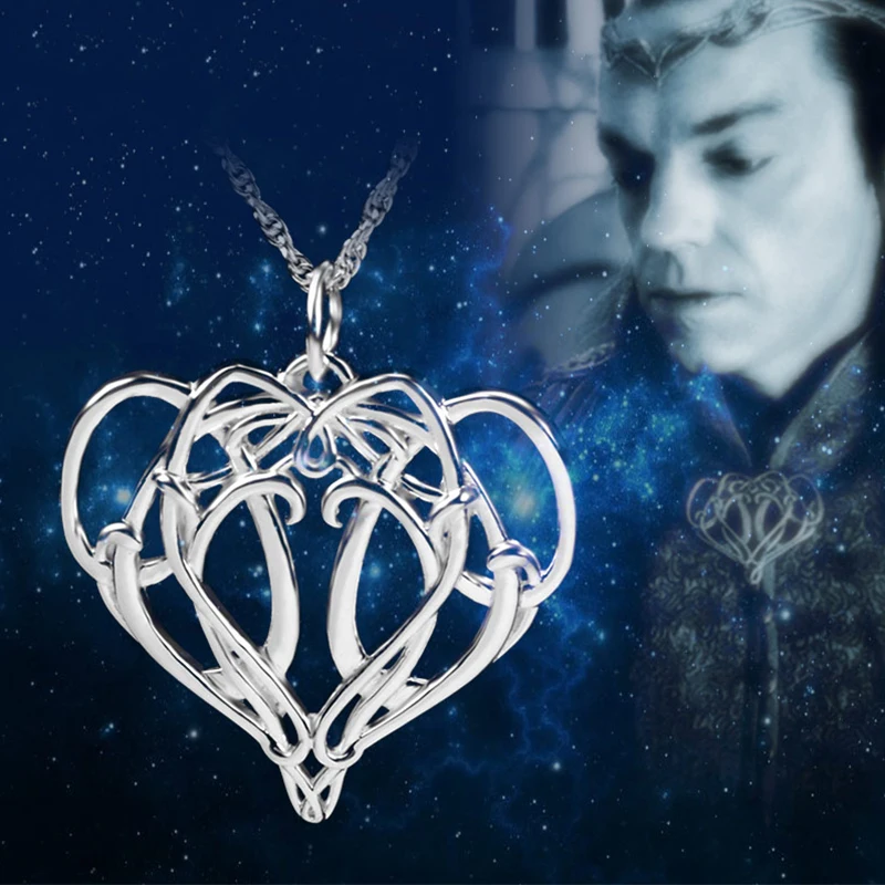 Цепочка с подвеской в виде короны из серебра 925 пробы