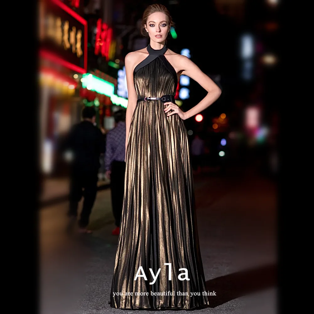 

Simple Modern Wedding Guest Dress With Sweep Train Sexy Straps Backless Prom Party Gowns Custom Vestidos De Fiesta
