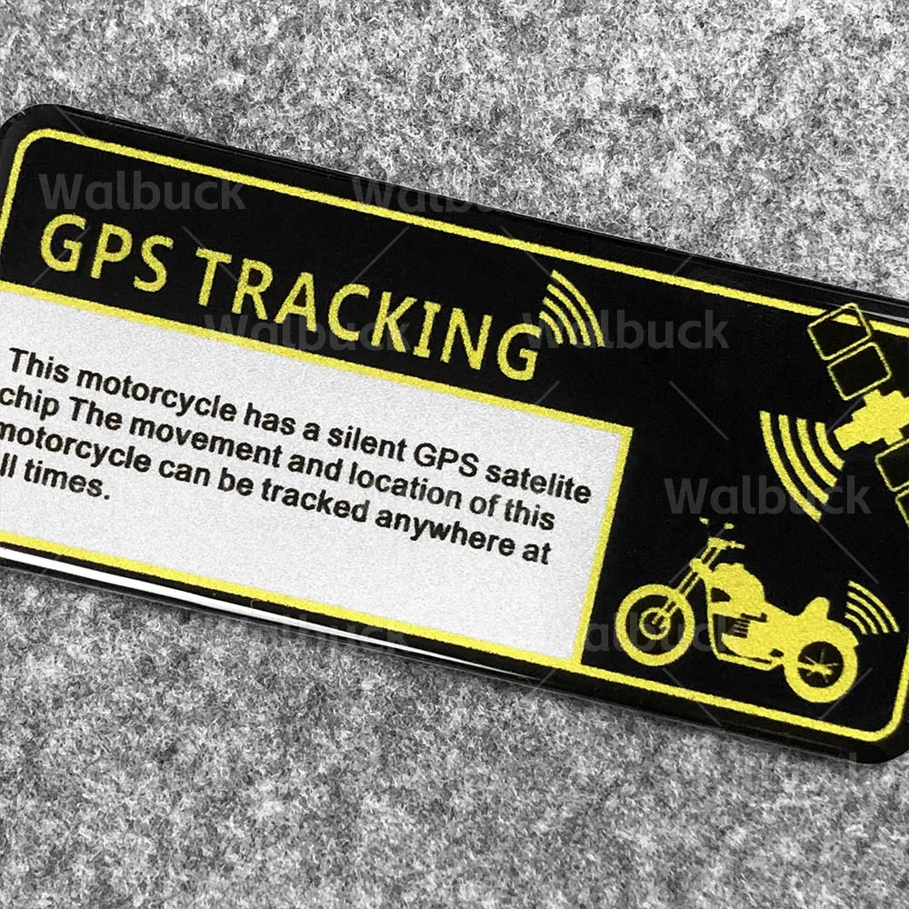 Фото 3D светоотражающая водонепроницаемая наклейка, предупреждающая GPS СИСТЕМА СИСТЕМА СИГНАЛИЗАЦИИ, отслеживающая противоугонная декоративная наклейка для мотоцикла, скутера, мотоцикла №5