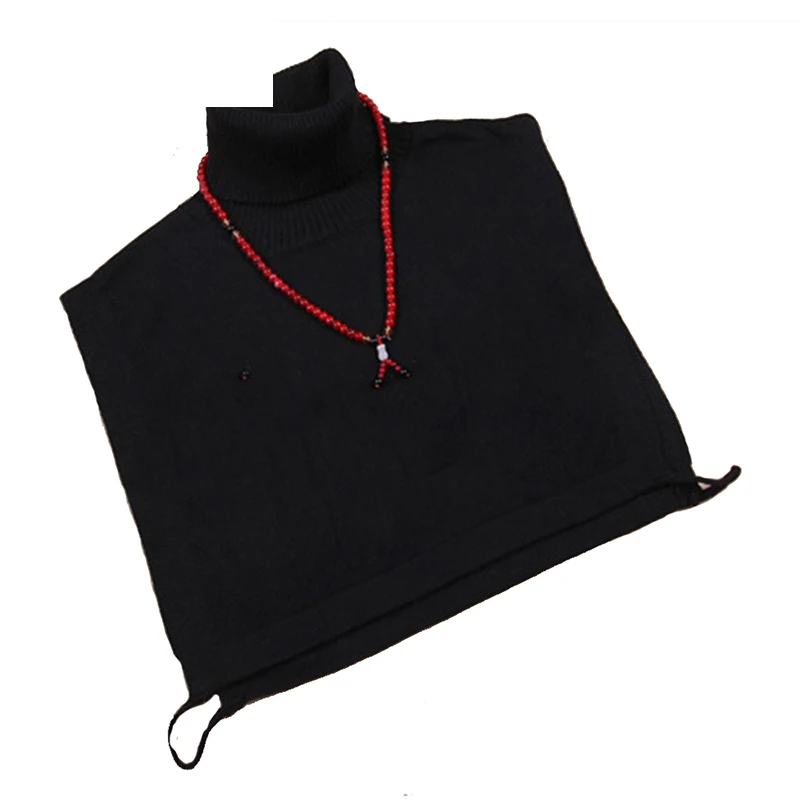 Женская зимняя водолазка Sparsil кашемировый пуловер вязаная накидка шарфы-кольца