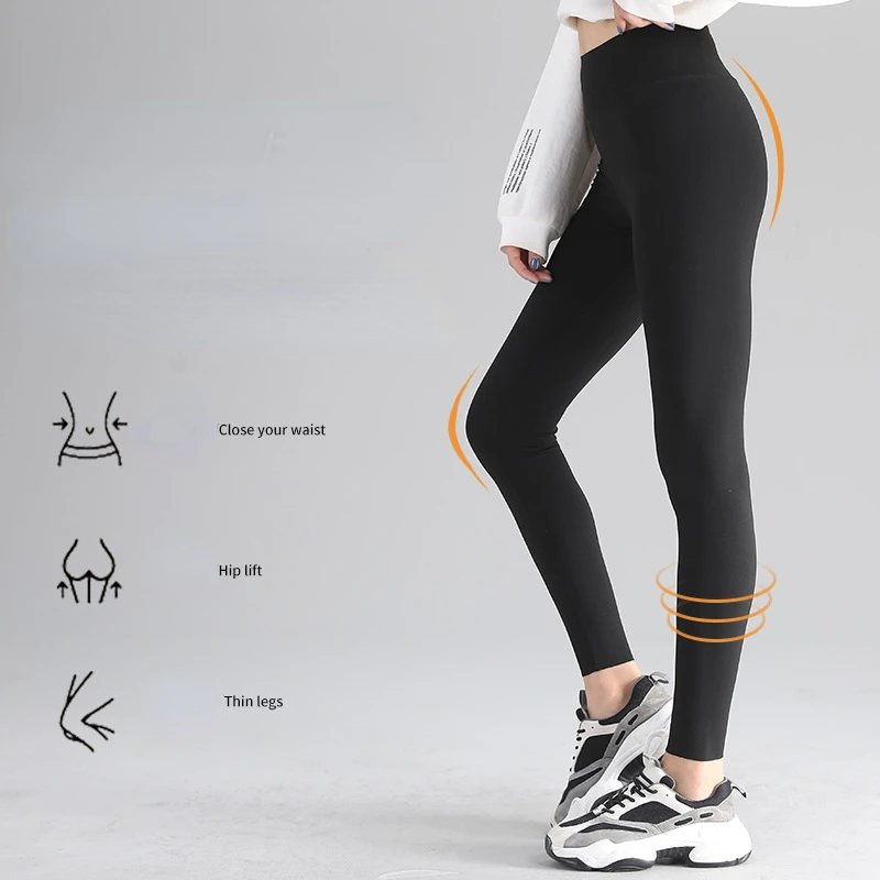 Shark Pants Leggings Women's Summer Thin Section Is Thin Outside Wear Peach Hip Tights High Waist Hip Lift Yoga Pants