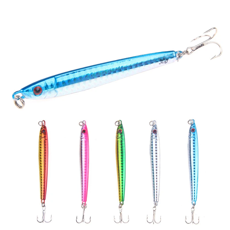 Длинный металлический джиг с лезвием для весы приманка 30 г тонущие приманки