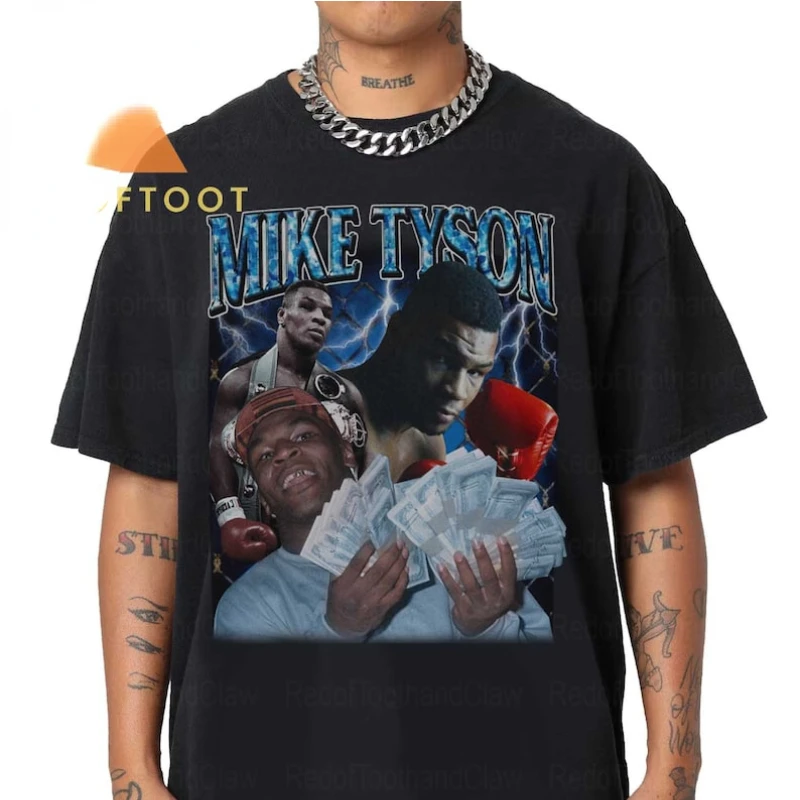 Boxing Champion Mike Tyson Boxer Legend Iron Mike T Shirt. Short Sleeve 100% Cotton Casual T-shirts Loose Top Size S-3XL